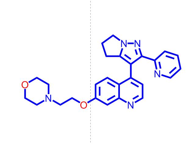 4-(2-((4-(2-(吡啶-2-基)-5,6-二氢-4H-吡咯并[1,2-b]吡唑-3-基)喹啉-7-基)氧基)乙基)吗啉,4-(2-((4-(2-(Pyridin-2-yl)-5,6-dihydro-4H-pyrrolo[1,2-b]pyrazol-3-yl)quinolin-7-yl)oxy)ethyl)morpholine