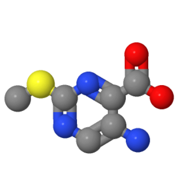 2-甲巯基-5-氨基嘧啶-4-羧酸,5-AMINO-2-(METHYLTHIO)PYRIMIDINE-4-CARBOXYLIC ACID