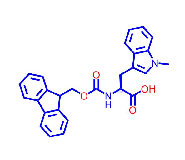 S-2-((((9H-芴-9-基)甲氧基)羰基)氨基)-3-(1-甲基-1H-吲哚-3-基)丙酸,(S)-2-((((9H-Fluoren-9-yl)methoxy)carbonyl)amino)-3-(1-methyl-1H-indol-3-yl)propanoicacid
