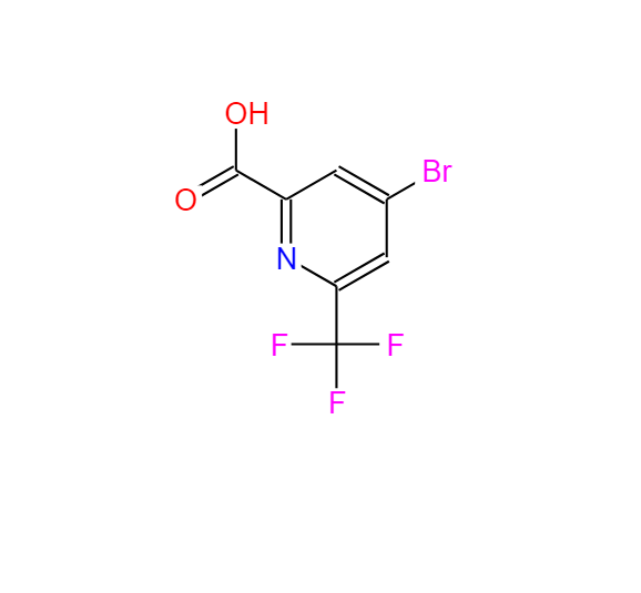 4-溴-6-三氟甲基-2-吡啶甲酸,4-bromo-6-(trifluoromethyl)picolinic acid