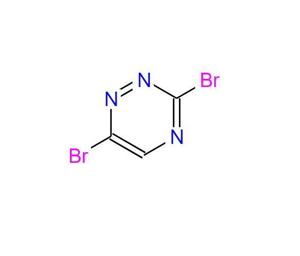 3,6-二溴-1,2,4-三嗪,1,2,4-Triazine, 3,6-dibromo-