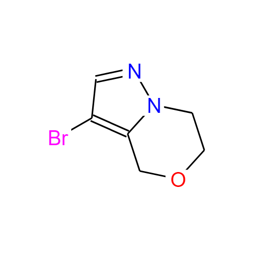 3-溴-6,7-二氢-4H-吡唑并[5,1-C][1,4]噁嗪,3-bromo-6,7-dihydro-4H-pyrazolo[5,1-c][1,4]oxazine