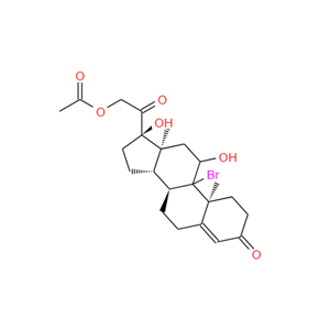 21-乙酰氧基-9Α-溴-11Β,17Α-二羥基孕甾-4-烯-3,20-二酮