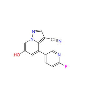 6-羟基-4-(6-氟-3-吡啶)-吡唑并[1,5-A]吡啶-3-甲腈,Pyrazolo[1,5-a]pyridine-3-carbonitrile, 4-(6-fluoro-3-pyridinyl)-6-hydroxy-