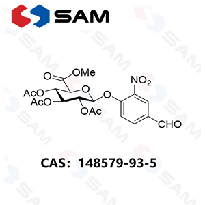 1-O-(4-甲酰基-2-硝基苯基)-2,3,4-三-O-乙酰基-β-D-吡喃葡萄糖醛酸甲酯,Methyl 1-O-(4-Formyl-2-nitrophenyl)-2,3,4-tri-O-acetyl-β-D-glucopyranuronate