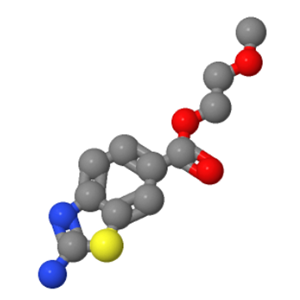 2-甲氧乙基-2-氨基苯并噻唑-6-甲酯,2-AMINO-BENZOTHIAZOLE-6-CARBOXYLIC ACID 2-METHOXY-ETHYL ESTER