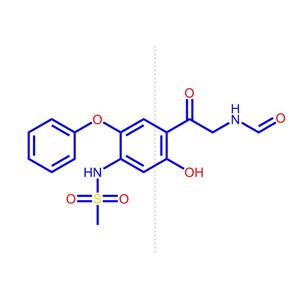 N-[5-羟基-4-(2-甲酰氨基)乙酰基-2-苯氧基]苯基甲磺酰胺149457-03-4