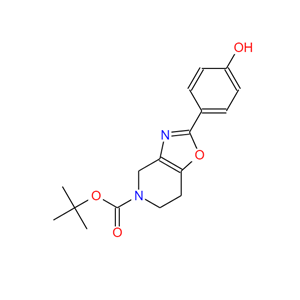 2-(4-羟基-苯基)-6,7-二氢-4H-恶唑并[4,5-c]吡啶-5-甲酸叔丁酯