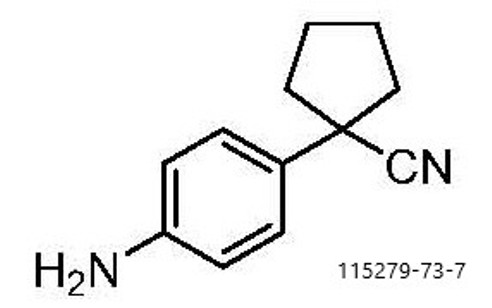 1-(4-氨基苯基)环戊基甲腈,1‐(4‐aminophenyl)cyclopentane‐1‐carbonitrile