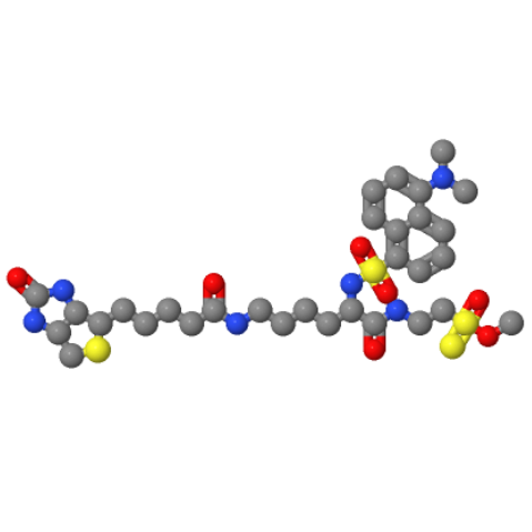 2-[[5-(二甲基氨基)萘-1-基]磺酰基氨基]-N-(2-甲基磺酰基硫基乙基)-6-[5-(2-氧代-1,3,3A,4,6,6A-六氢噻吩并[3,4-D]咪唑-4-基)戊酰氨基]己酰胺,(N-DANSYL)BIOCYTINAMIDOETHYL METHANETHIOSULFONATE