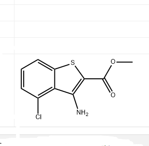 3-氨基-4-氯-1-苯并噻吩-2-羧酸甲酯,methyl 3-amino-4-chloro-1-benzothiophene-2- carboxylate