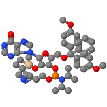 5'-DMT-2'-TBDMS-RI 亚磷酰胺单体,2'-O-(tert-butyldimethylsilyl)-5'-O (p,p'-dimethoxytrityl)inosine 3'-[(2-cyanoethyl)N,N-diisopropylaminophosphoramidite]