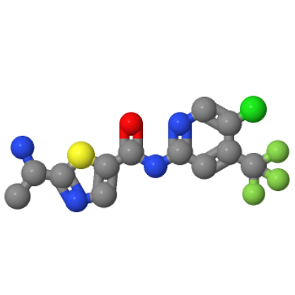 (R)-2-(1-氨基乙基)-N-(5-氯-4-(三氟甲基)吡啶-2-基)噻唑-5-甲酰胺,5-ThiazolecarboxaMide, 2-[(1R)-1-aMinoethyl]-N-[5-chloro-4-(trifluoroMethyl)-2-pyridinyl]-