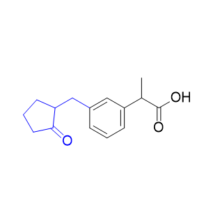 洛索洛芬杂质06,2-(3-((2-oxocyclopentyl)methyl)phenyl)propanoic acid