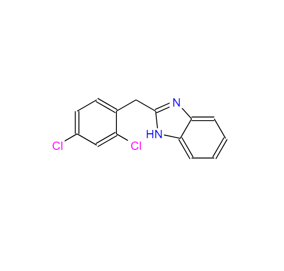 2-[(2,4-二氯苯基)甲基]-1H-苯并咪唑,1H-Benzimidazole,2-[(2,4-dichlorophenyl)methyl]-