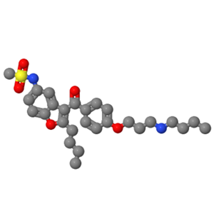 N-[2-丁基-3-[4-[3-(丁基氨基)丙氧基]苯甲酰基]-5-苯并呋喃基]甲磺酰胺；141626-35-9