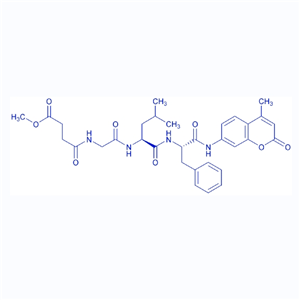 酶荧光底物MeOSuc-GLF-AMC/201854-05-9/MeOSuc-Gly-Leu-Phe-AMC