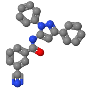 3-氰基-N-(1,3-二苯基吡唑-5-基)苯甲酰胺；781652-57-1