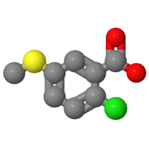 2-氯-5-(甲硫基)苯甲酸；51546-12-4