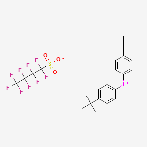 双(4-叔丁基苯基)碘鎓全氟丁基磺酸,Bis(4-tert-butylphenyl)iodonium perfluoro-1-butanesulfonate