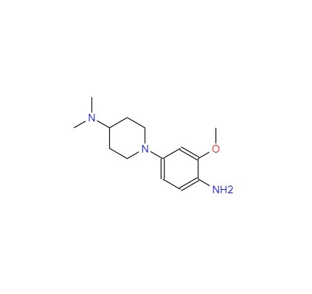 1-[4-氨基-3-(甲基氧基)苯基]-N,N-二甲基-4-哌啶胺,1-(4-amino-3-methoxyphenyl)-N,N-dimethylpiperidin-4-amine