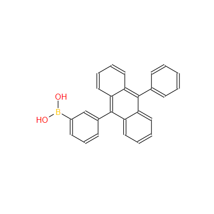 3-(10-苯基-9-蒽基)苯硼酸,3-(10-phenyl-9-anthracenyl)phenyl boronic acid