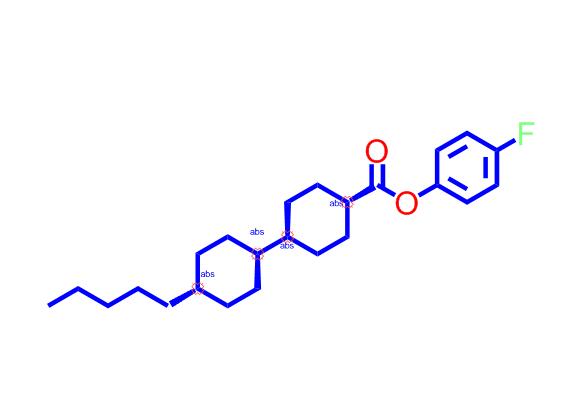 反-4-(反-4-戊基環(huán)己基)-1-環(huán)己甲酸4-氟苯酯,(Trans,trans)-4-fluorophenyl4'-pentyl-[1,1'-bi(cyclohexane)]-4-carboxylate