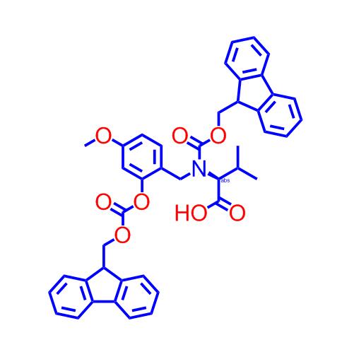N-[芴甲氧羰基]-N-[[2-[[芴甲氧羰基]氧基]-4-甲氧基苯基]甲基]-L-纈氨酸,Fmoc-(Fmoc-Hmb)-Val-OH
