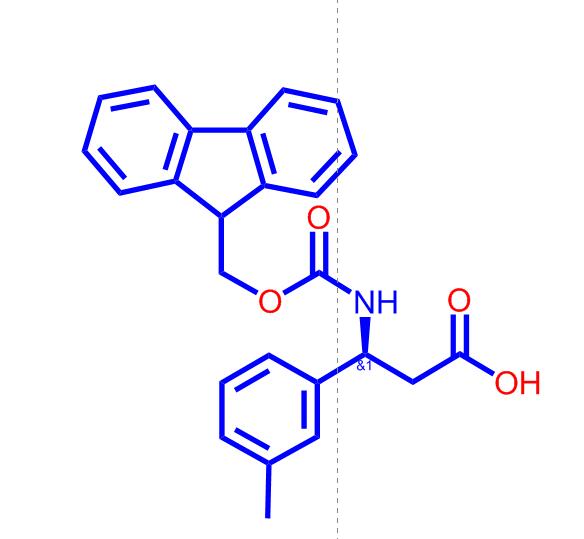 (S)-3-((((9H-芴-9-基)甲氧基)羰基)氨基)-3-(间甲苯基)丙酸,(S)-3-((((9H-Fluoren-9-yl)methoxy)carbonyl)amino)-3-(m-tolyl)propanoicacid