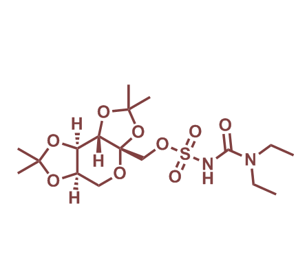 ((3aS,5aR,8aR,8bS)-2,2,7,7-tetramethyltetrahydro-3aH-bis([1,3]dioxolo)[4,5-b:4',5'-d]pyran-3a-yl)methyl (diethylcarbamoyl)sulfamate