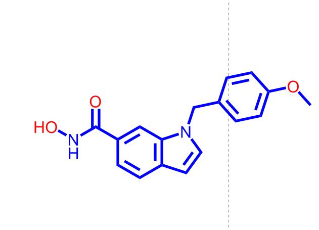 N-羟基-1-(4-甲氧基苄基)-1H-吲哚-6-甲酰胺,N-Hydroxy-1-(4-methoxybenzyl)-1H-indole-6-carboxamide