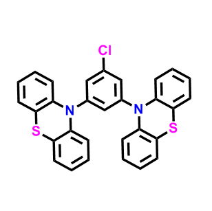 10,10'-（5-氯-1,3-亚苯基）双（10H-吩噻嗪）,10,10'-(5-chloro-1,3-phenylene)bis(10H-phenothiazine)