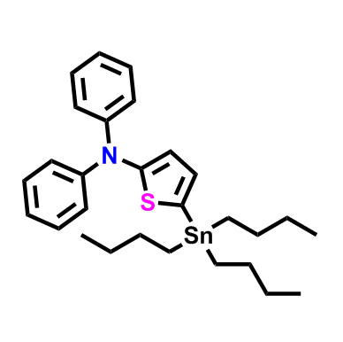 N、 N-二苯基-5-（三丁基錫基）噻吩-2-胺,N,N-diphenyl-5-(tributylstannyl)thiophen-2-amine