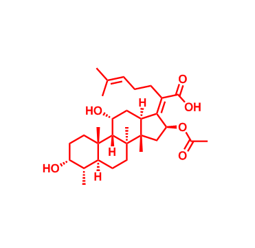 (Z)-2-((3R,4S,5S,8S,9S,10S,11R,13R,14S,16S)-16-乙酰氧基-3,11-二羟基-4,8,10,14-四甲基十二氢-1H-环戊烷并[a]菲-17(2H,10H,14H)-亚基)-6-甲基庚-5-烯酸,(Z)-2-((3R,4S,5S,8S,9S,10S,11R,13R,14S,16S)-16-acetoxy-3,11-dihydroxy-4,8,10,14-tetramethyldodecahydro-1H-cyclopenta[a]phenanthren-17(2H,10H,14H)-ylidene)-6-methylhept-5-enoic acid