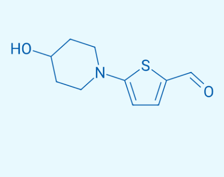 5-(4-羟基哌啶)-2-噻吩甲醛,5-(4-hydroxypiperidino)-2-thiophenecarbaldehyde