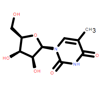 1-((2R,3S,4S,5R)-3,4-二羥基-5-(羥甲基)四氫呋喃-2-基)-5-甲基嘧啶-2,4(1H,3H)-二酮,Thymine 1-β-D-arabinofuranoside