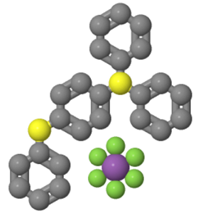 二苯基-(4-苯基硫)苯基锍六氟锑酸盐；71449-78-0