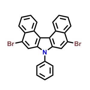 5,9-二溴-7-苯基-7H-二苯并[c，g]咔唑