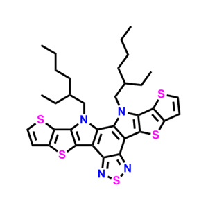 12,13-双（2-乙基己基）-12,13-二氢-[1，2，5]噻二唑并[3，4-e]噻吩并[2’，3’：4’，5’]噻吩并[%2’，3'：4，5]吡咯并[3,2-g]噻吩并[3’，2':4，5]噻吩并[3,2-b]吲哚