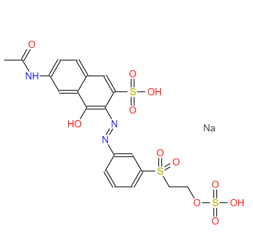 6-(乙酰氨基)-4-羟基-3-[[3-[[2-(磺酰氧基)乙基]磺酰基]苯基]偶氮]-2-萘磺酸二钠盐,REACTIVE ORANGE 16