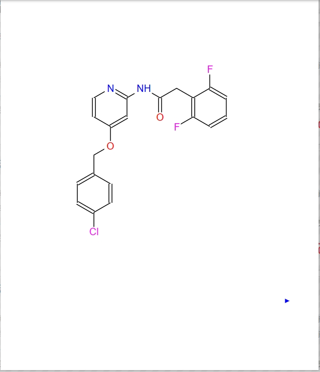 N-[4-[（4-氯苯基）甲氧基]-2-吡啶基]-2,6-二氟苯乙酰胺,N-[4-[(4-Chlorophenyl)Methoxy]-2-pyridinyl]-2,6-difluoro-benzeneacetaMide
