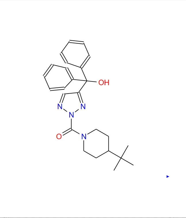 [4-（1,1-二甲基乙基）-1-哌啶基][4-（羟基二苯甲基）-2H-1,2,3-三唑-2-基]甲酮,Methanone, [4-(1,1-dimethylethyl)-1-piperidinyl][4-(hydroxydiphenylmethyl)-2H-1,2,3-triazol-2-yl]-