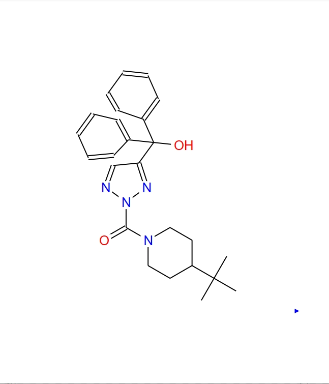 [4-（1,1-二甲基乙基）-1-哌啶基][4-（羥基二苯甲基）-2H-1,2,3-三唑-2-基]甲酮,Methanone, [4-(1,1-dimethylethyl)-1-piperidinyl][4-(hydroxydiphenylmethyl)-2H-1,2,3-triazol-2-yl]-