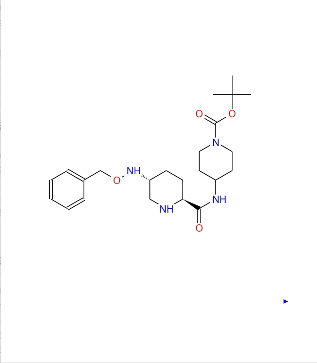 4-(((2S,5R)-5-(芐氧氨基)哌啶-2-羧酰胺基)哌啶-1-羧酸叔丁酯4-羧酸叔丁酯,tert-butyl4-((2S,5R)-5-((benzyloxy)amino)piperidine-2- carboxamido)piperidine-1-carboxylate