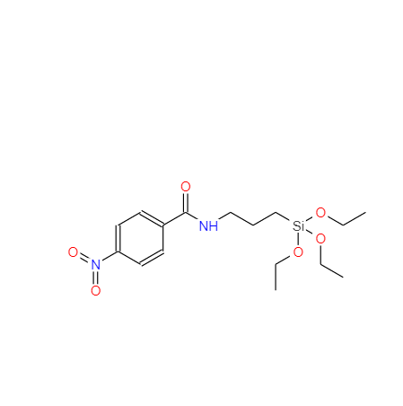 4-硝基-N-(3-三乙氧硅丙基)苯甲酰胺,3-(TRIETHOXYSILYLPROPYL)-P-NITROBENZAMIDE