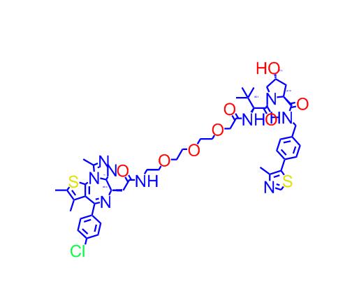 (2S,4R)-N-((S)-2-(叔丁基)-17-((S)-4-(4-氯苯基)-2,3,9-三甲基-6H-噻吩并[3,2-f][1,2,4]三唑并[4,3-a][1,4]二氮杂卓-6-基)-4,16