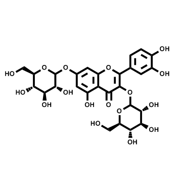 槲皮素3, 7-二葡萄糖苷,Quercetin 3,7-diglucoside