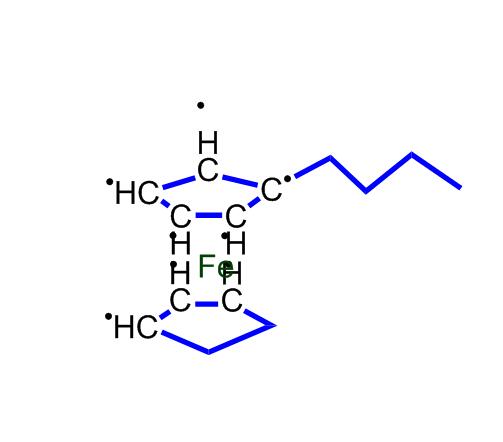 正丁基二茂铁,n-Butylferrocene
