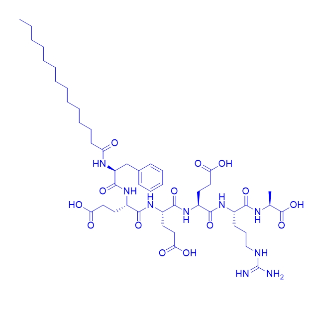 肉豆蔻酰化肽Myr-FEEERA-OH,mP6