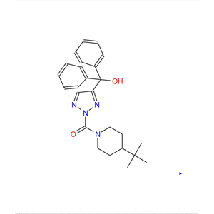 [4-（1,1-二甲基乙基）-1-哌啶基][4-（羟基二苯甲基）-2H-1,2,3-三唑-2-基]甲酮,Methanone, [4-(1,1-dimethylethyl)-1-piperidinyl][4-(hydroxydiphenylmethyl)-2H-1,2,3-triazol-2-yl]-